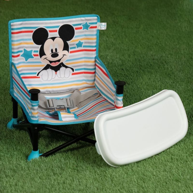 Bright Starts - Disney Mickey Mouse Pop 'N Sit Portable Booster