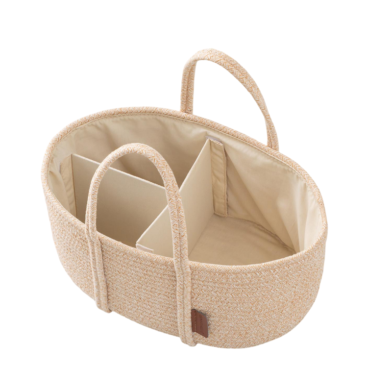 Clevamama - Baby Diaper Caddy - Cream