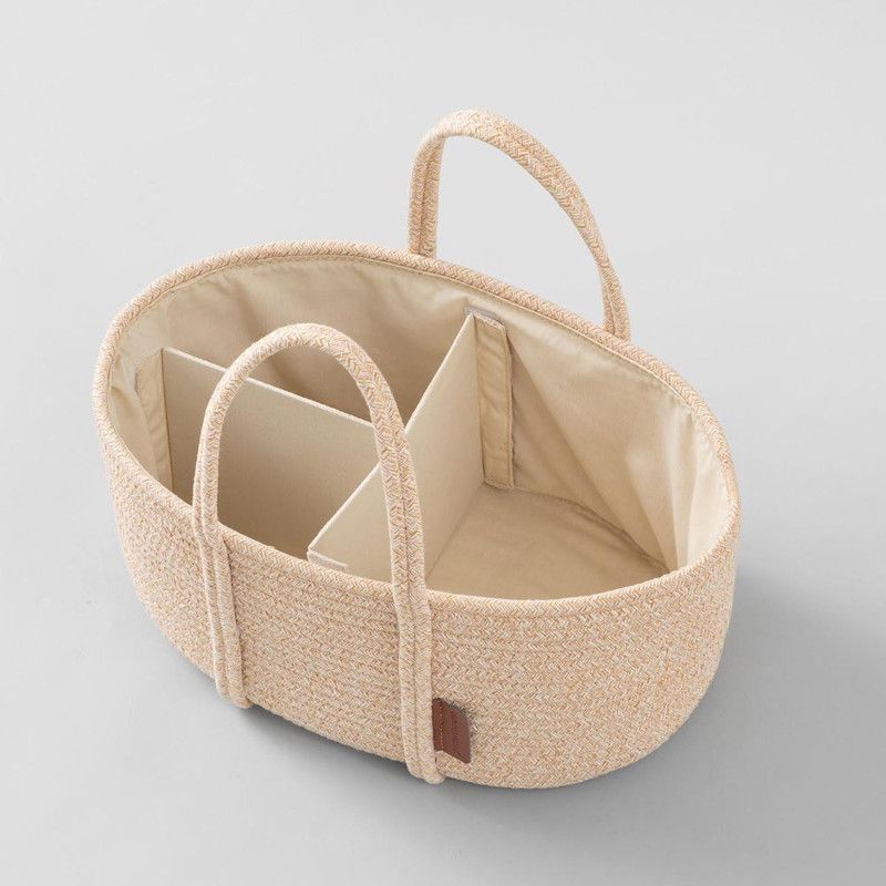 Clevamama - Baby Diaper Caddy - Cream