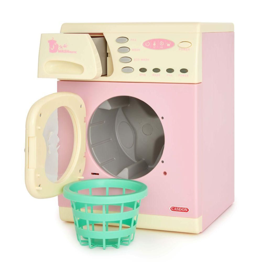 Casdon - Electronic Washer: Toy With Lights, Sounds, Pink