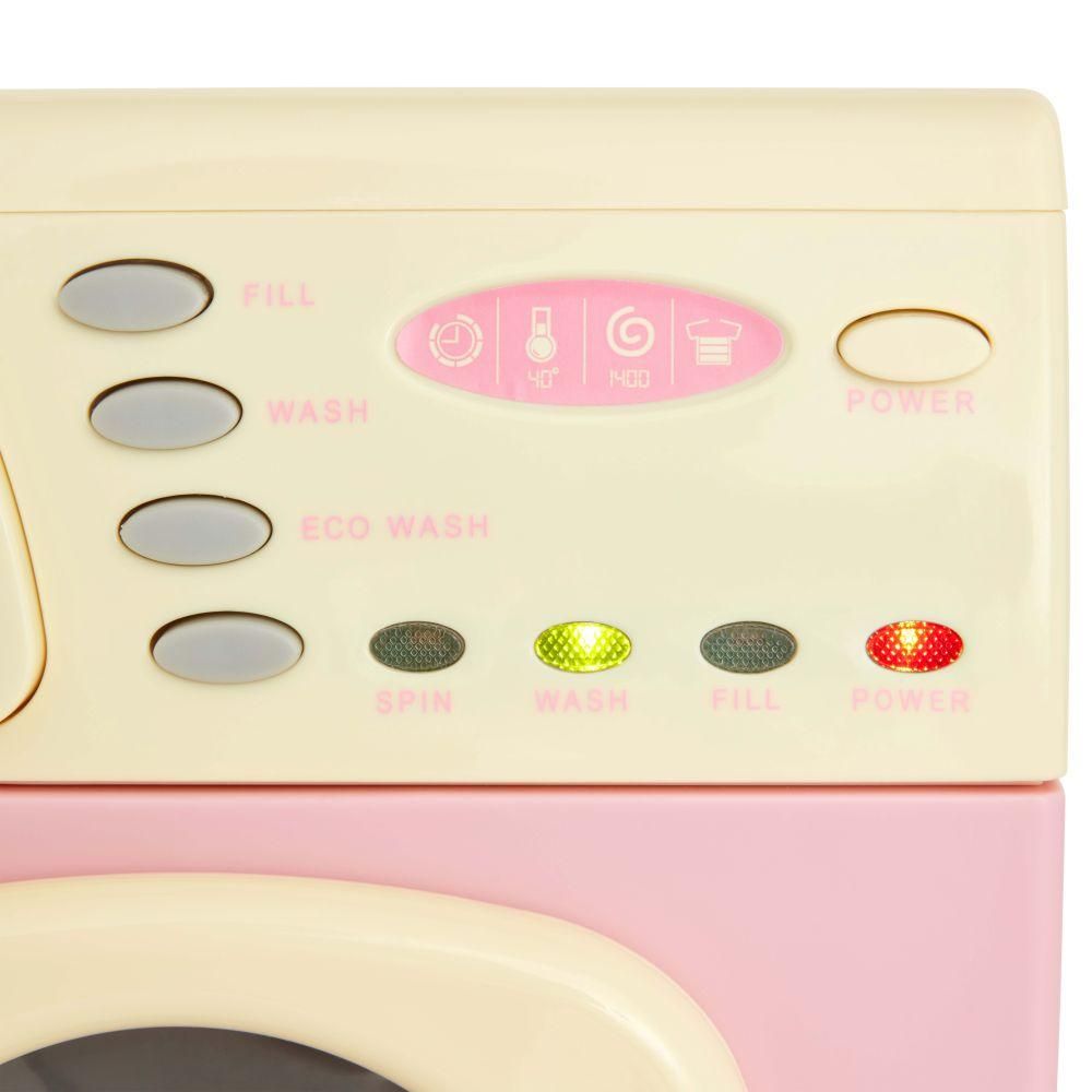 Casdon - Electronic Washer: Toy With Lights, Sounds, Pink