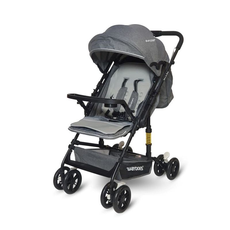 Babydoes - Olla R + Baby Stroller Reversible Handle - Grey