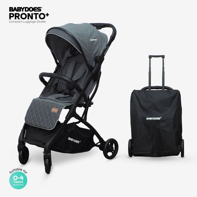 Babydoes - Pronto + Baby Stroller - Dark Grey