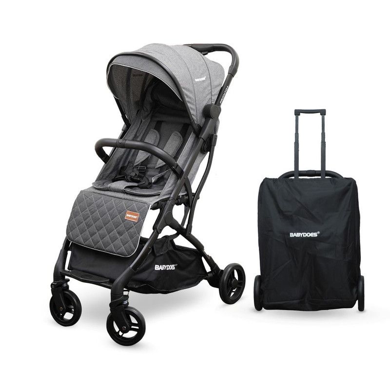 Babydoes - Pronto + Baby Stroller - Mid Grey