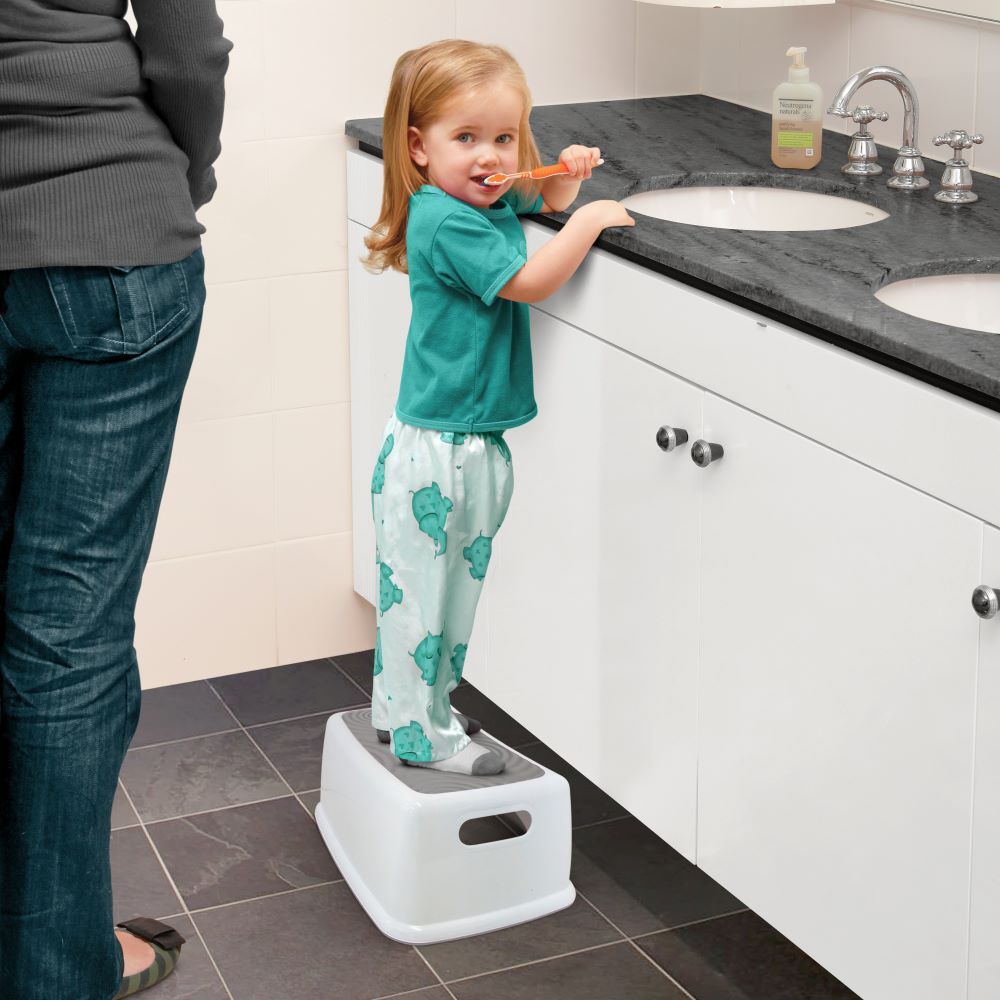 Dreambaby - Toddler & Me Step Stool for Kids & Adults - Grey