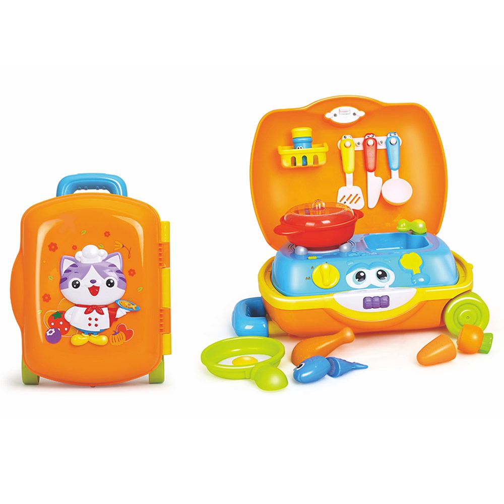 Hola - Little Chef Suitcase - Orange