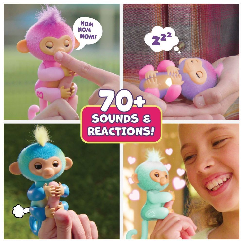 Wow Wee - Fingerlings Monkey Toy - Pink Harmony