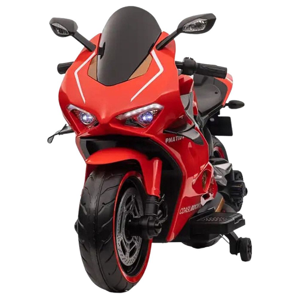 Megastar - Ride On V5 Kids Electric 12 V Motorcycle - Red