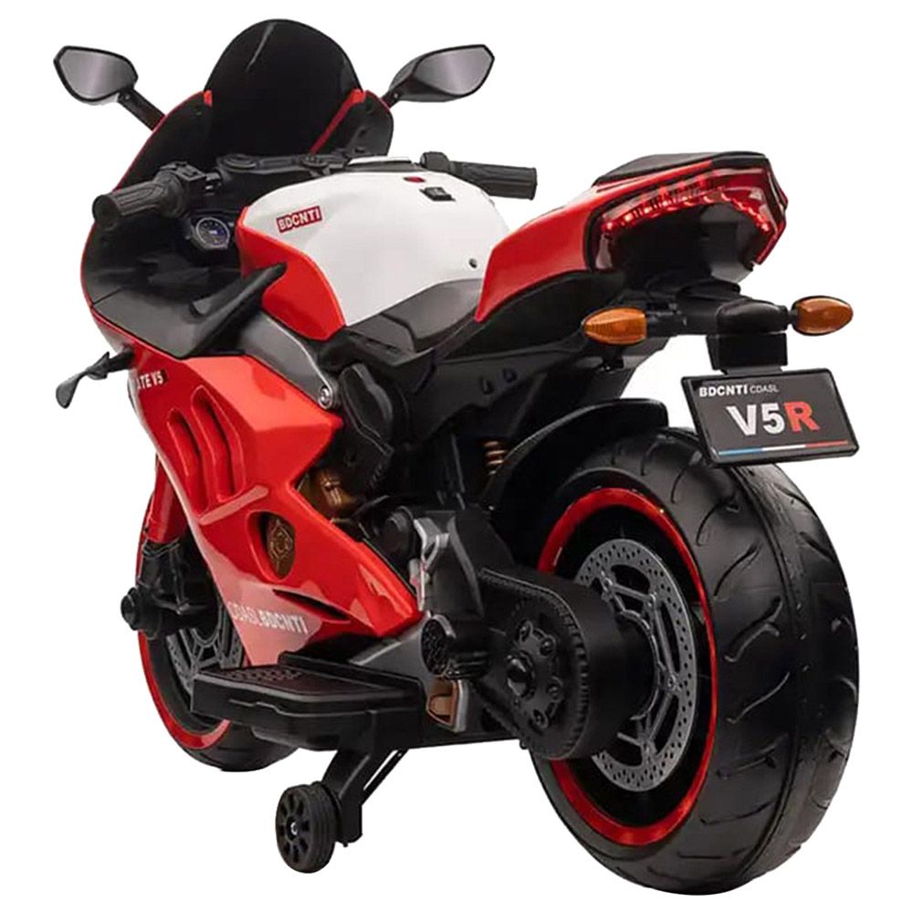 Megastar - Ride On V5 Kids Electric 12 V Motorcycle - Red