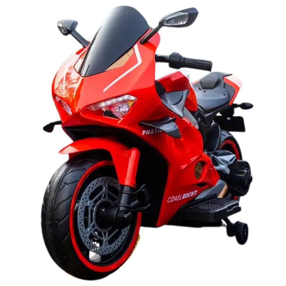 Megastar - Ride On V5 Kids Electric 12 V Motorcycle - Red