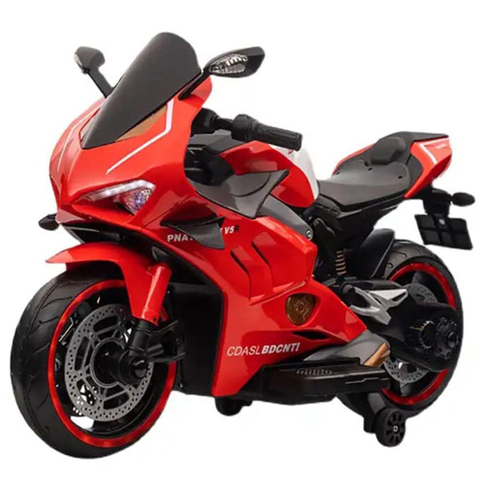 Megastar - Ride On V5 Kids Electric 12 V Motorcycle - Red