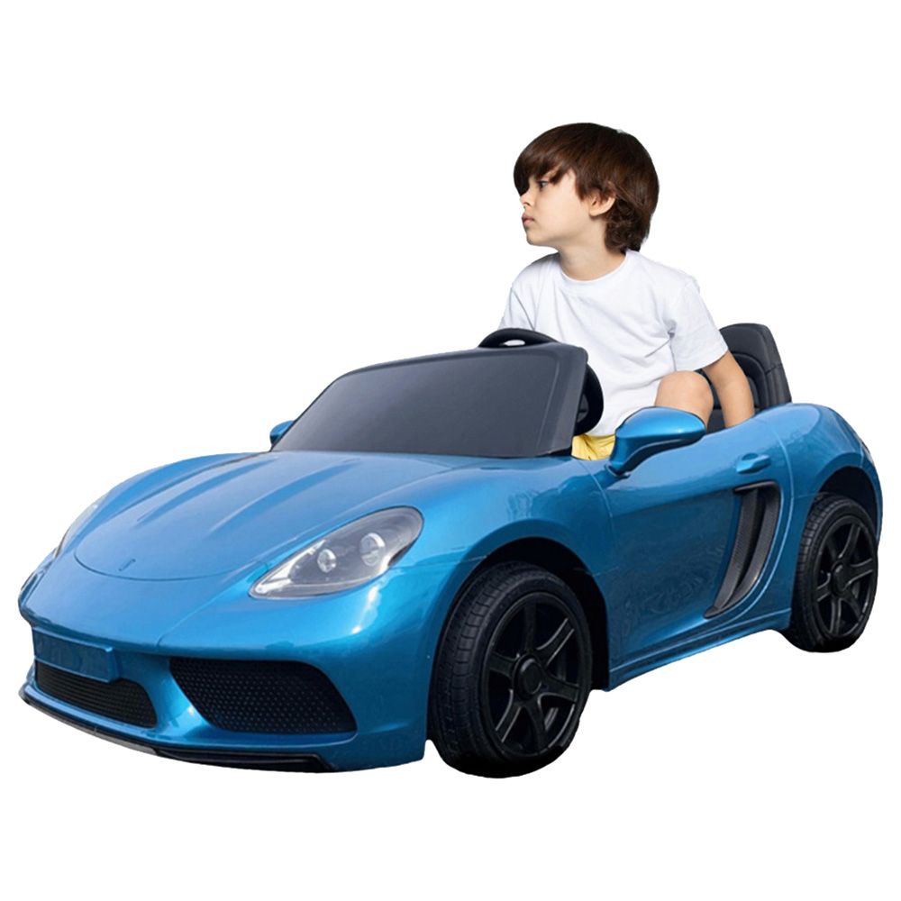 Megastar - XXL Licensed Porsche Ride On Car - Blue