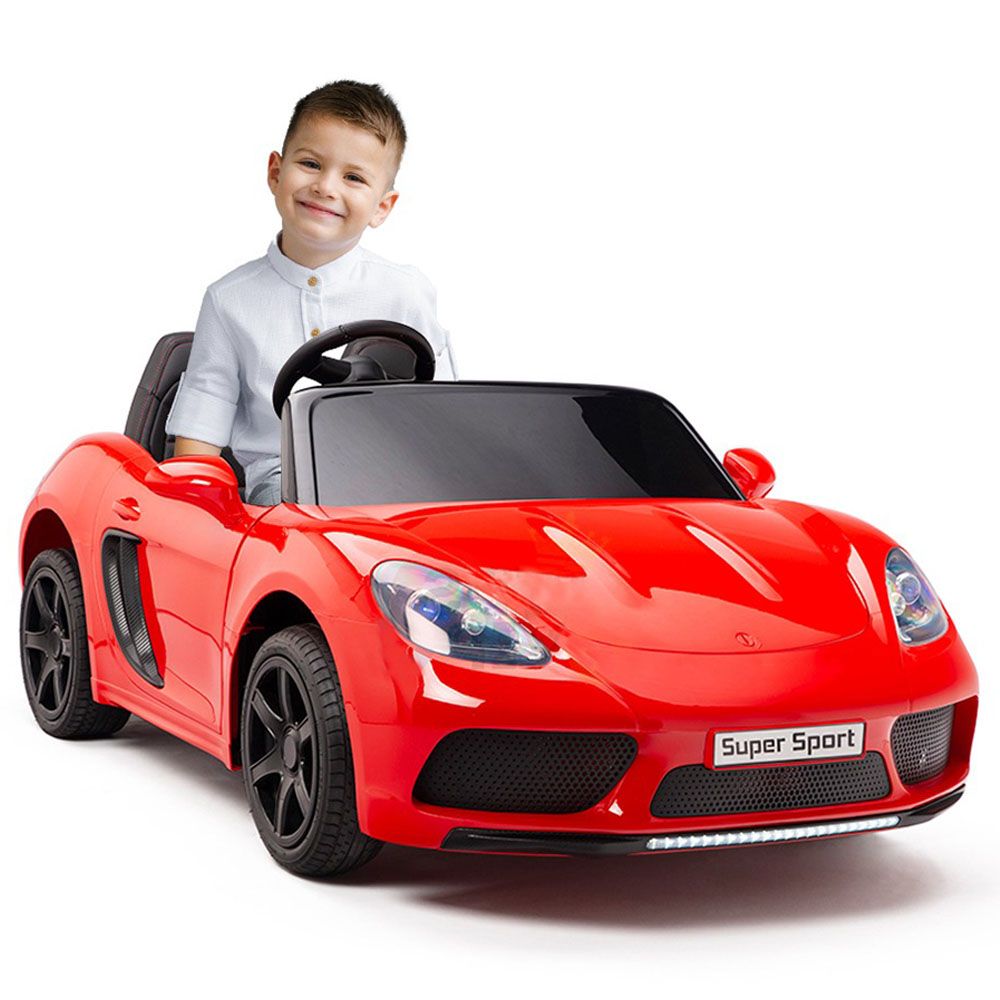 Megastar - XXL Licensed Porsche Ride On Car - Red