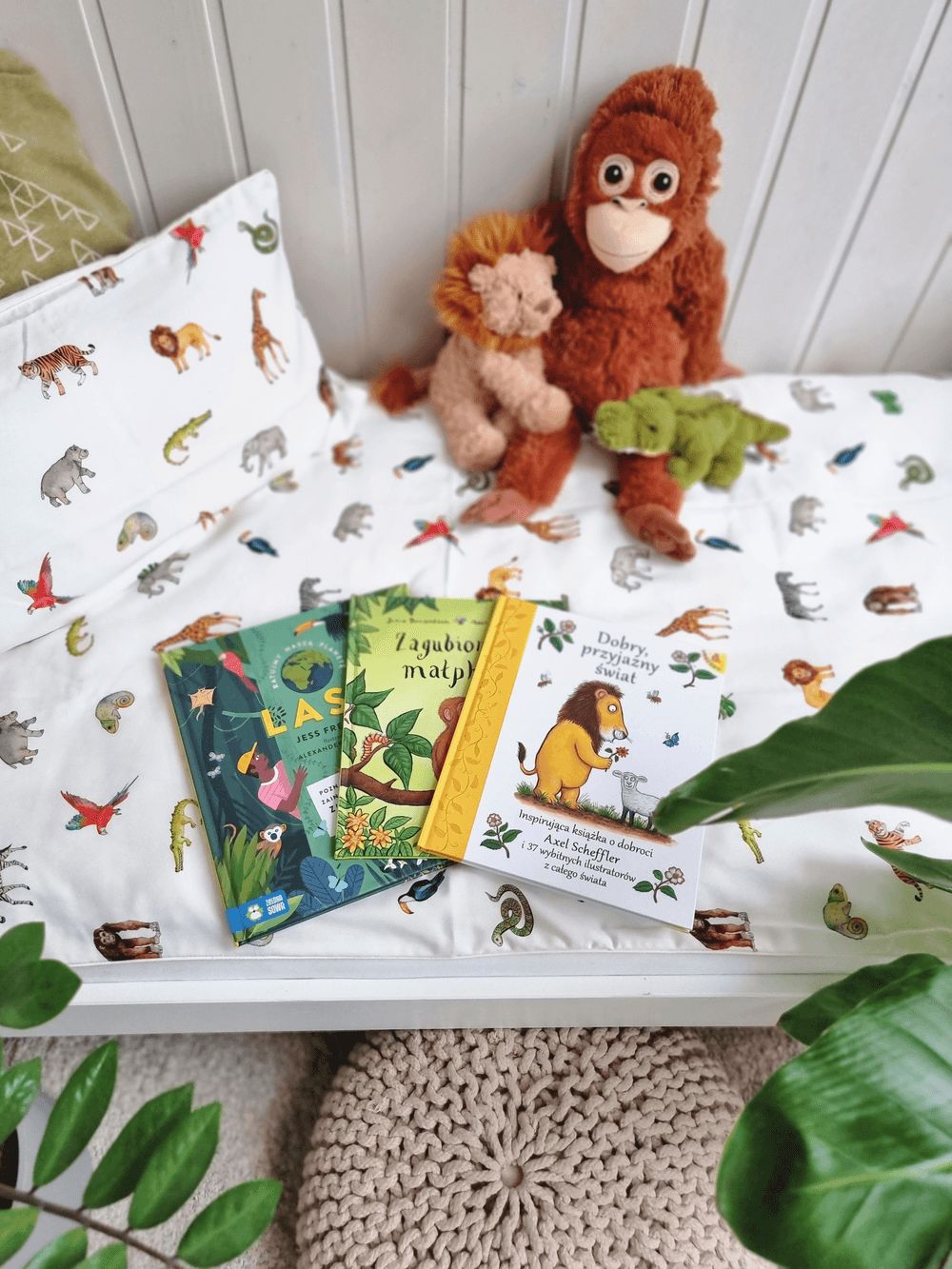 Layette - 2pc-Bedding-Set With Filling - Duvet & Pillow  - Jungle