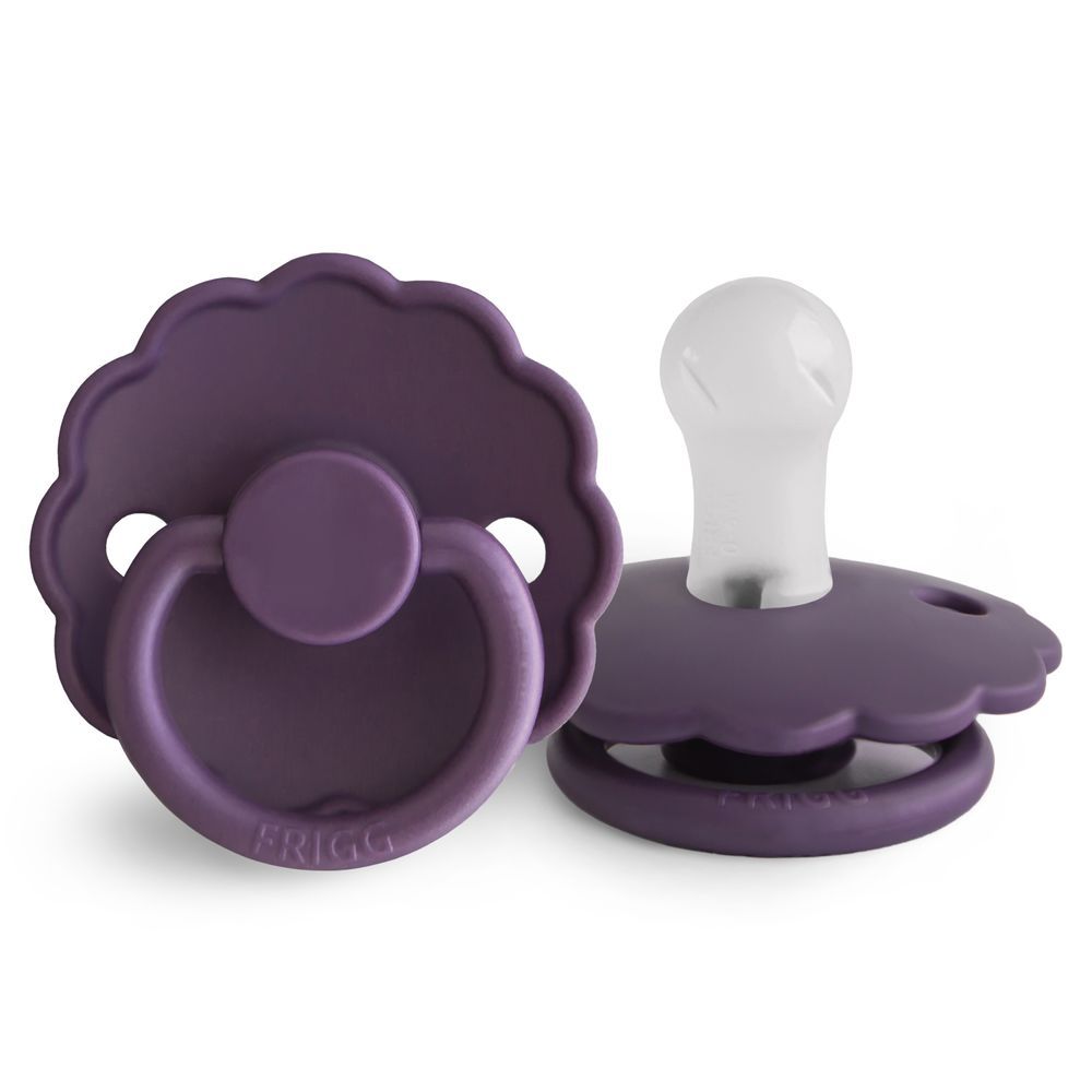 Frigg - Daisy Silicone Baby Pacifier 0-6M - S1 - Violet Dream