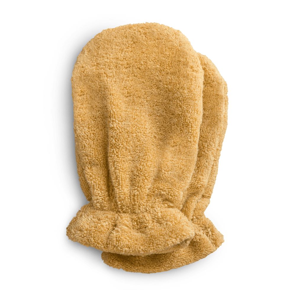 Mushie - Bath Mitt - Fall Yellow - Pack of 2