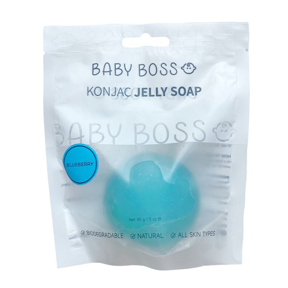 Baby Boss - Konjac Jelly Soap - Blueberry - Blue - 85gm