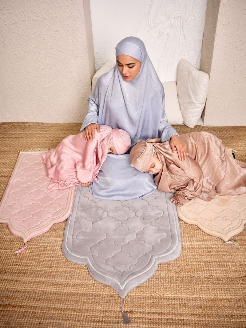 The Modest Company - 2pc-Set - Skirt And Jilbab Top - Pink Velvet