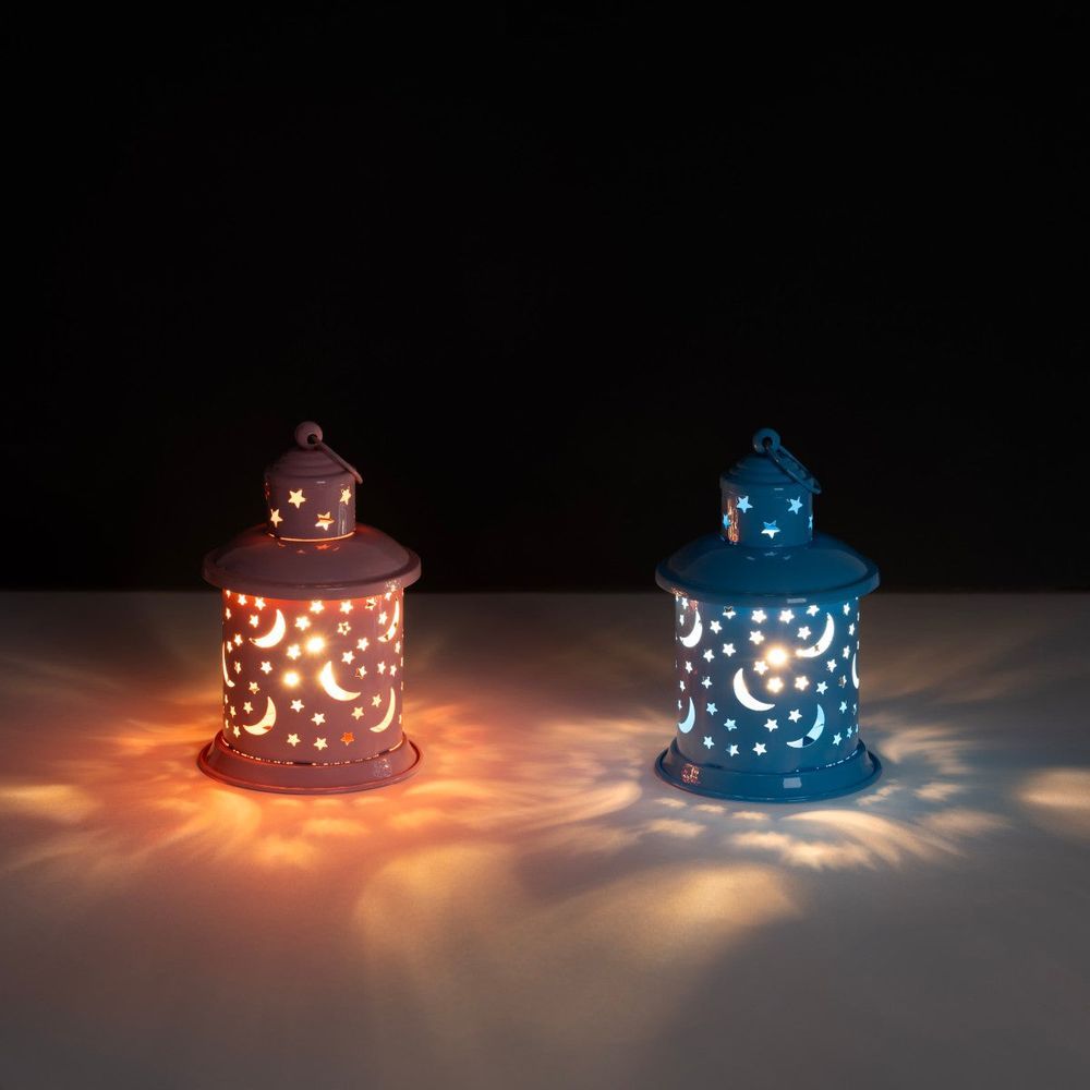 Hilalful - Ramadan Decorative Lantern - Blue