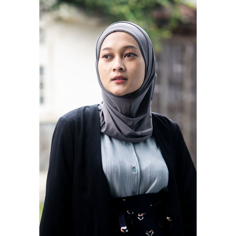 HilalFul - Ready Set Go Sports Hijab - Grey