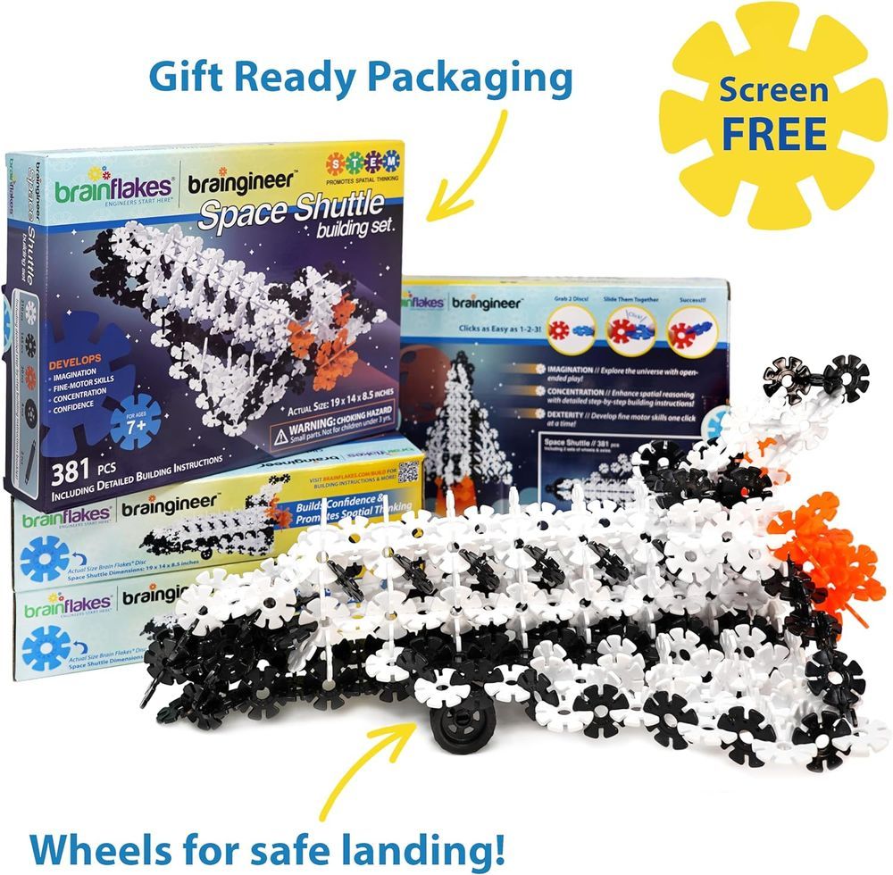 Brain Flakes - Space Shuttle Building Set - 381pcs