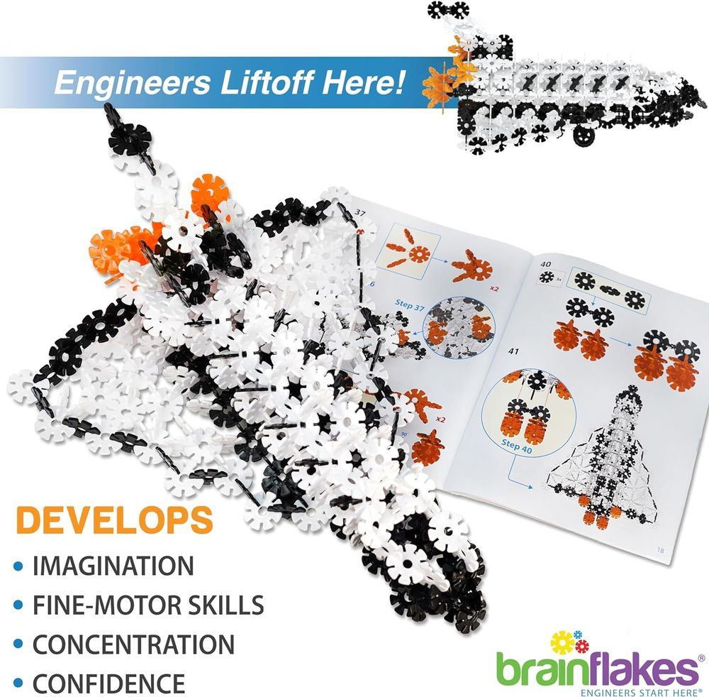 Brain Flakes - Space Shuttle Building Set - 381pcs