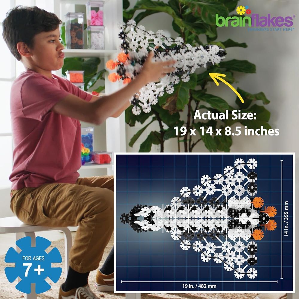 Brain Flakes - Space Shuttle Building Set - 381pcs