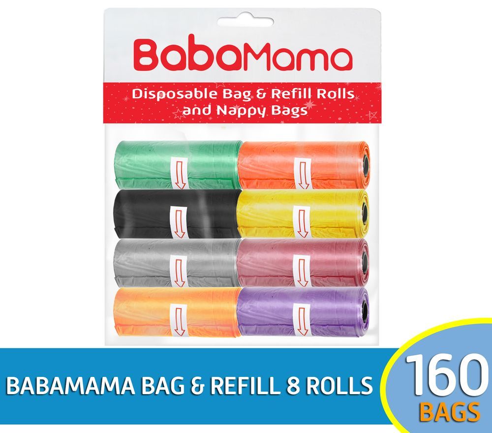 Babamama - Garbage Bag And Refill Rolls - 160pcs