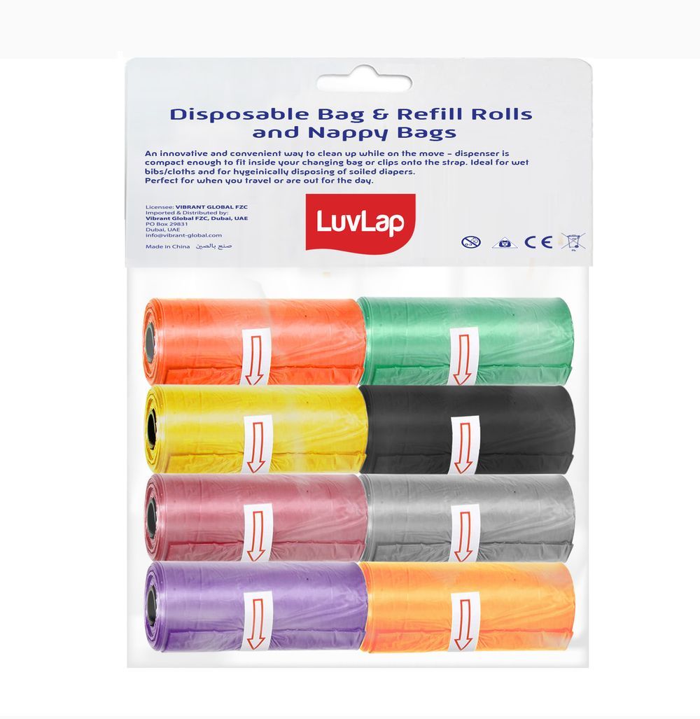 Luvlap - Garbage Bag And Refill Rolls - Pack of 5 - 800pcs