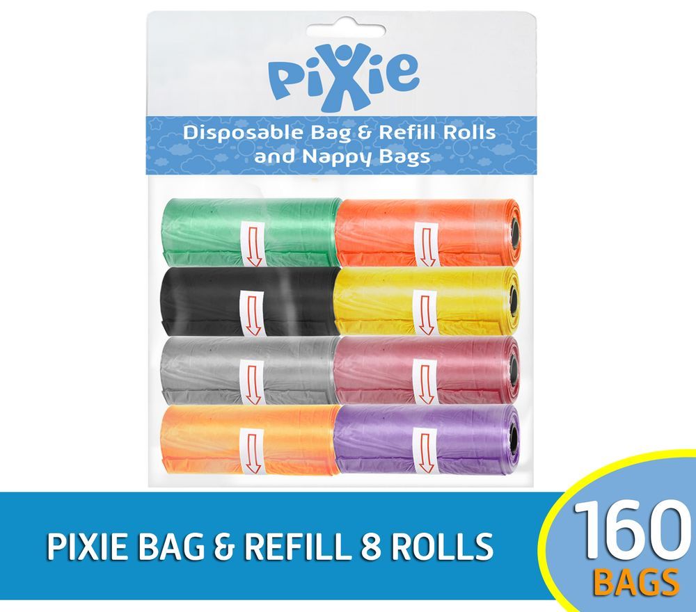 Pixie - Garbage Bag And Refill Rolls - 160pcs