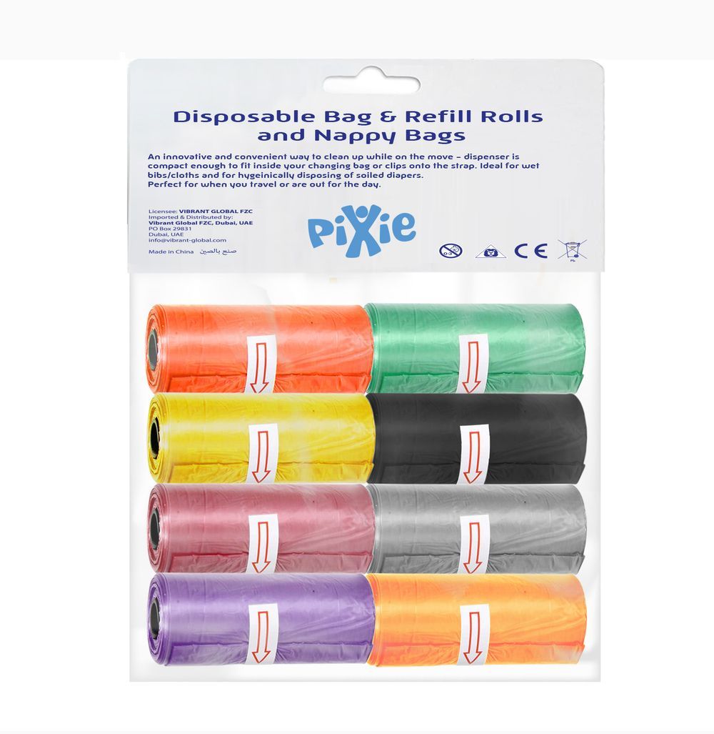 Pixie - Garbage Bag And Refill Rolls - 160pcs