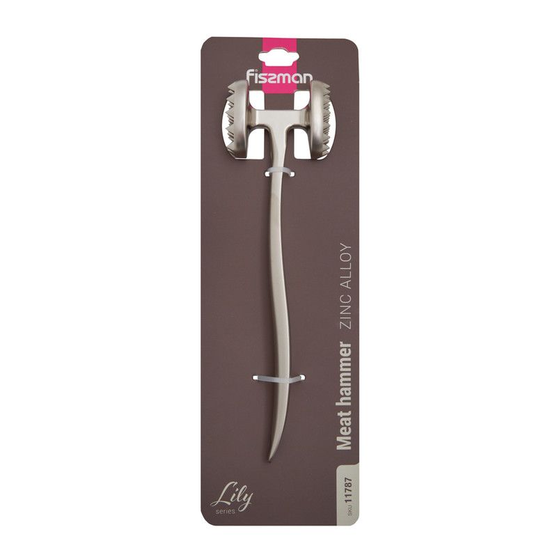 Fissman - Lily Series Zinc Alloy Meat Hammer - Silver - 20.5 cm