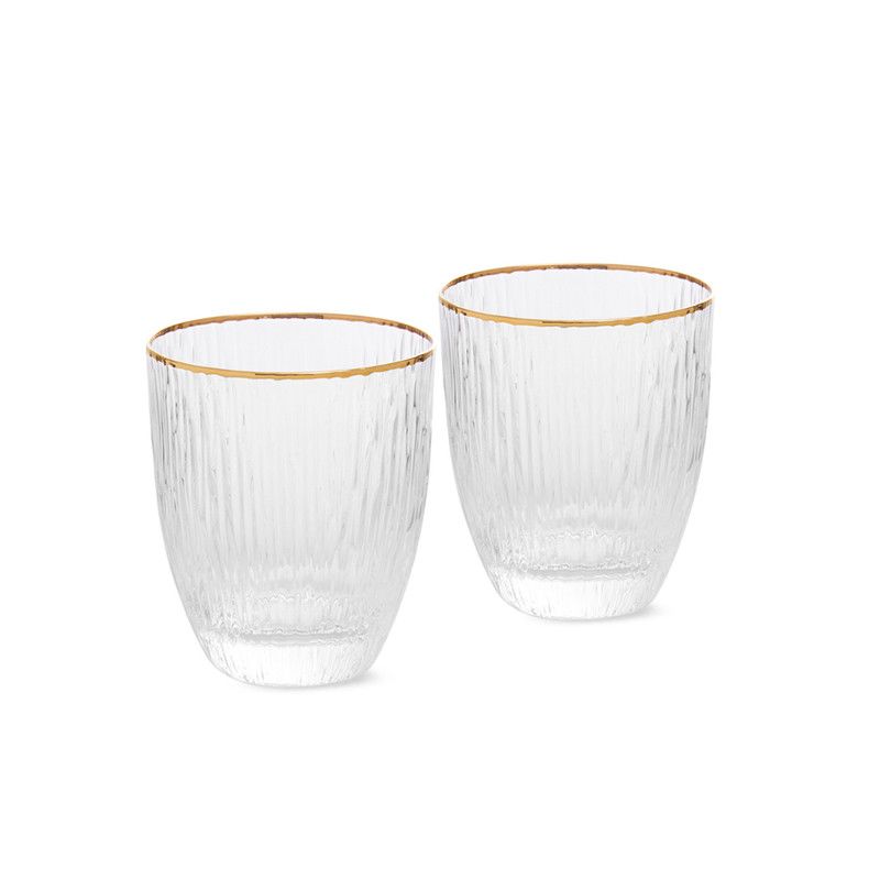 Fissman - Clear Glasses - 400ml - 2 Pcs