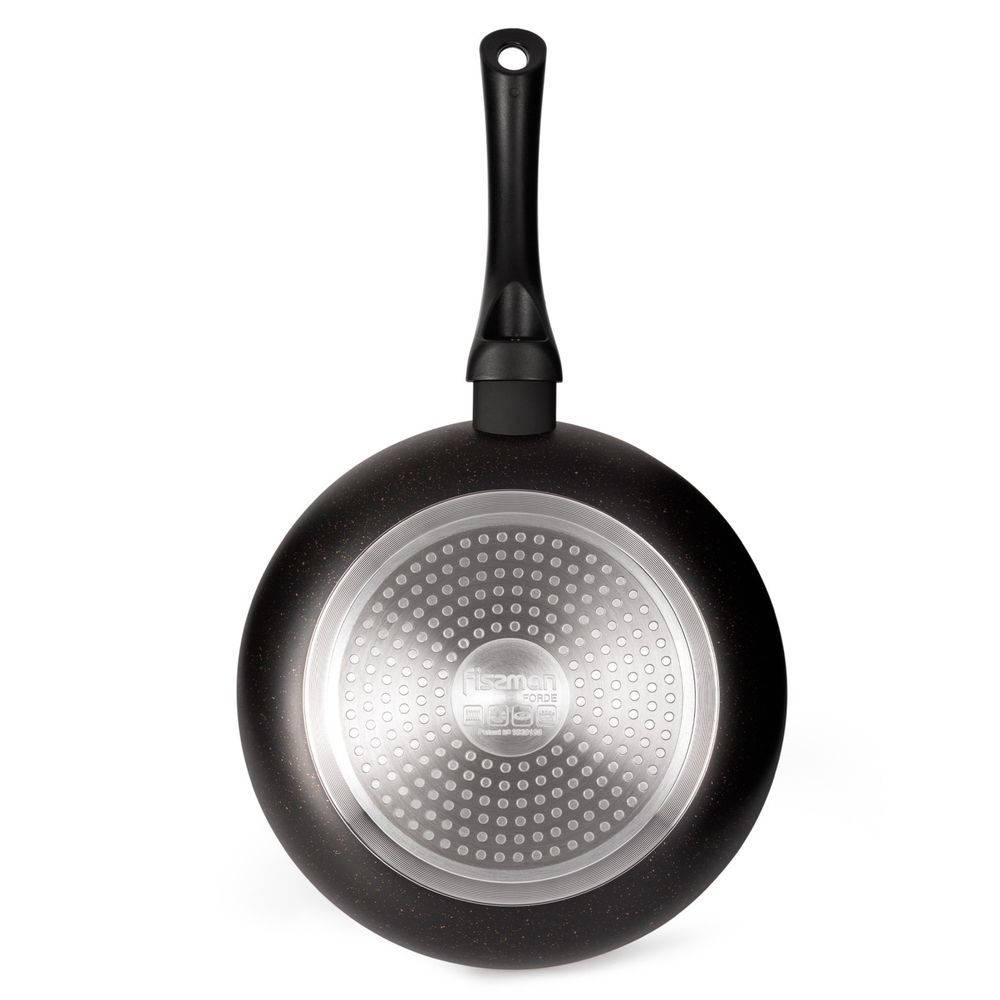 Fissman - Fiore Series Aluminum Fry Pan - Black - 20cm