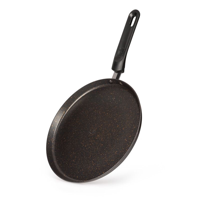 Fissman - Fiore Series Non-Stick Aluminum Crepe Pan - Black - 24cm