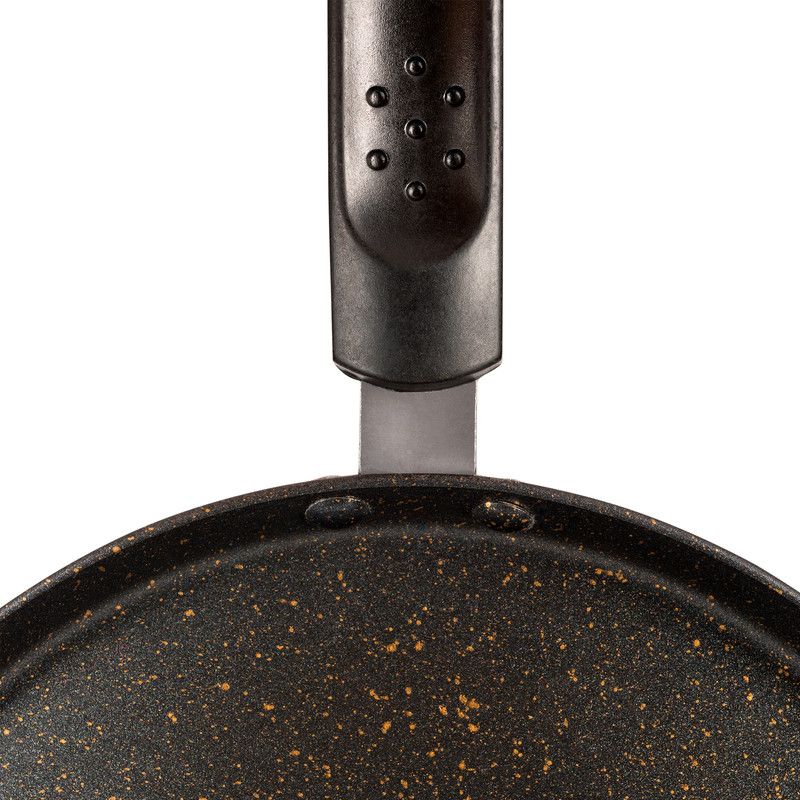 Fissman - Fiore Series Non-Stick Aluminum Crepe Pan - Black - 24cm