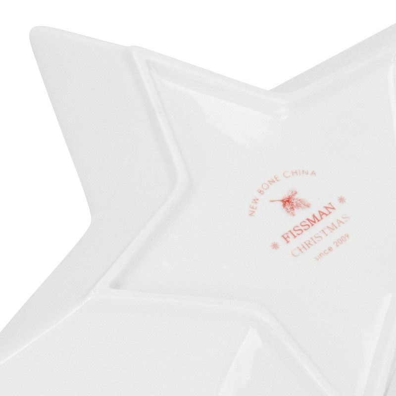 Fissman - Christmas Collection Star Shaped Bone China Dish