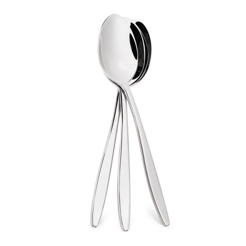 Fissman - Trento Series 18/10 Stainless Steel Tea Spoon Set - 3 Pcs - 14cm