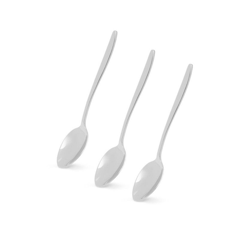 Fissman - Trento Series 18/10 Stainless Steel Tea Spoon Set - 3 Pcs - 14cm