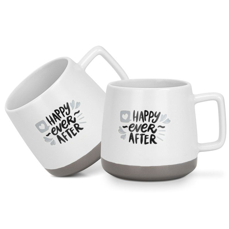 Fissman - Happy Ever After Coffee Mug Set - 400 ml - Pack of 2