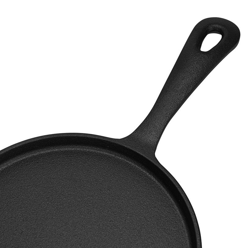 Fissman - Cast Iron Crepe Pan - Black