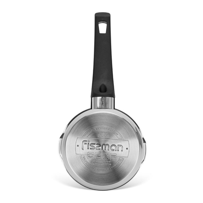 Fissman - Dione Stainless Steel Sauce Pan Without Lid - Silver - 900 ml