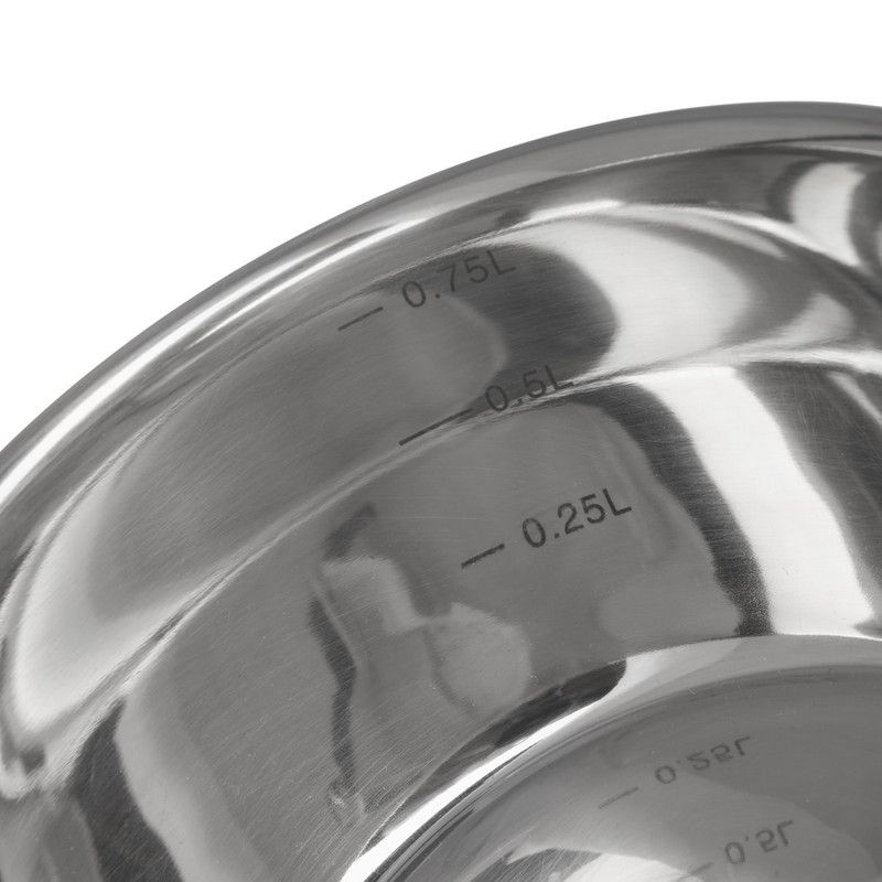 Fissman - Felice Series Saucepan With Measuring Mark - Stainless Steel - 1000ml