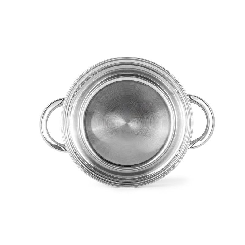 Fissman - Felina Series Stockpot With Glass Lid - Stainless Steel - 2.1L