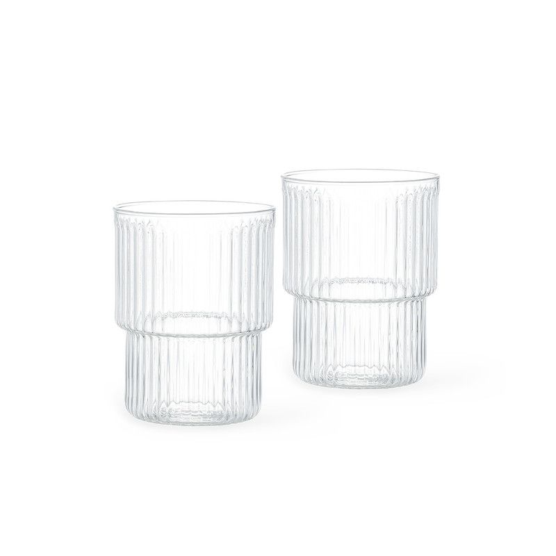 Fissman - Borosilicate Tumbler Glasses - 370ml - 2 Pcs