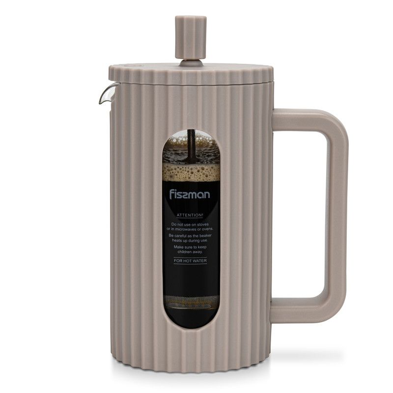 Fissman - Borosilicate Glass French Press Coffee Maker - 600ml