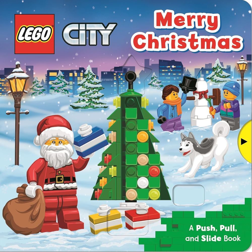 كتاب Lego City - Merry Christmas Push Pull Slide Book