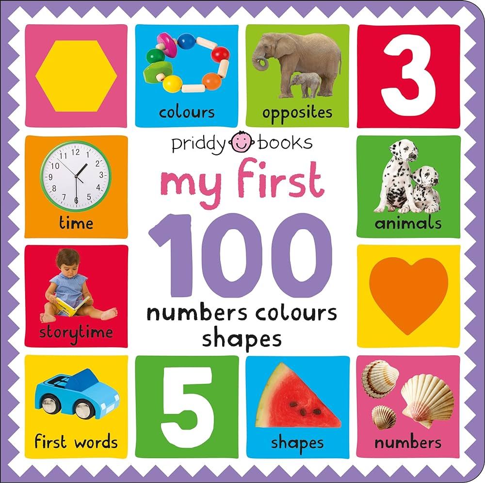 كتاب My First 100 Numbers, Colours, Shapes