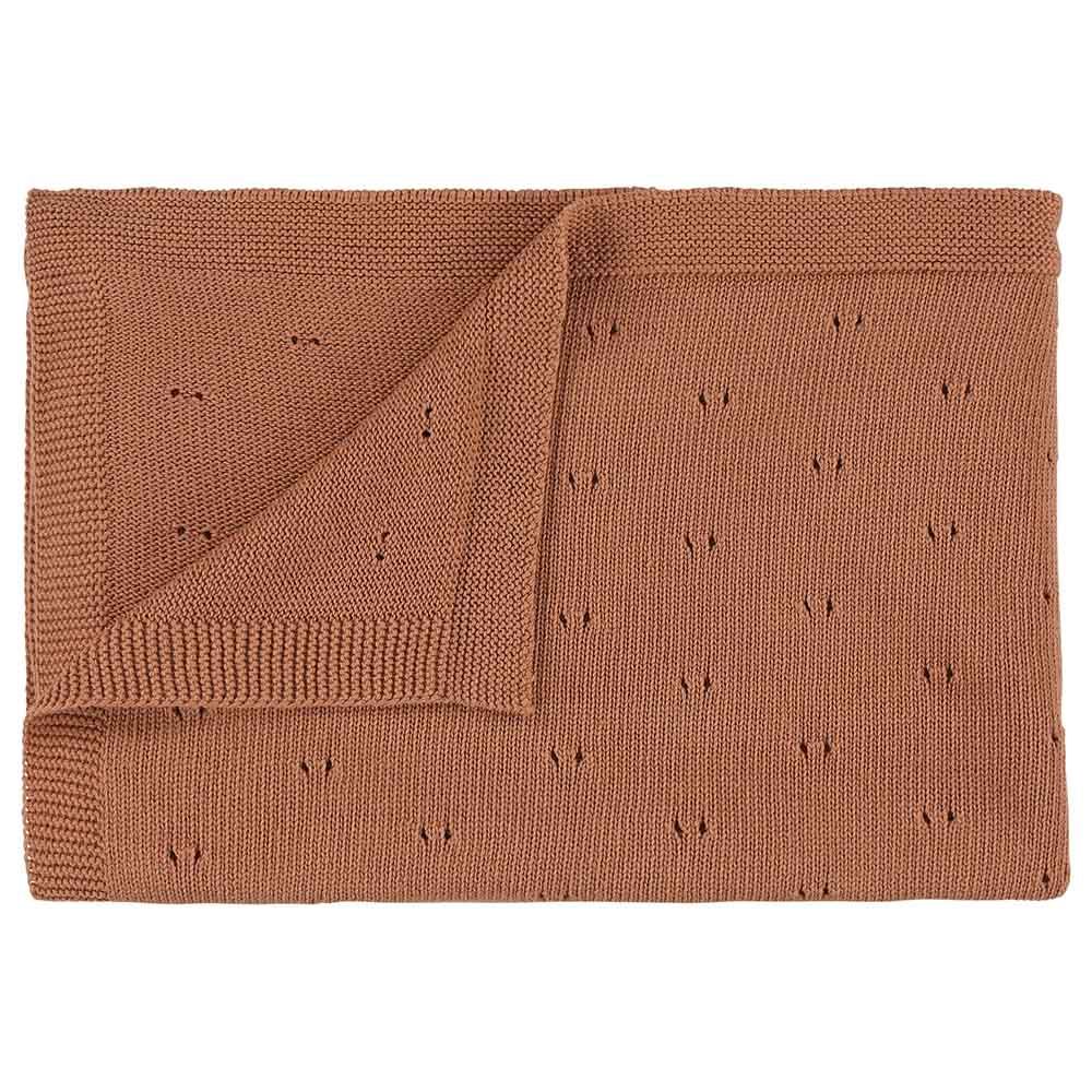 Trixie - Knitted Blanket - Canyon - Brown