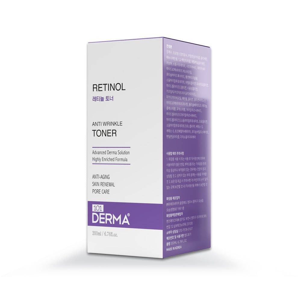 101 Derma - Retinol Anti Wrinkle Toner - 200 ml